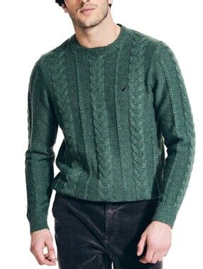 NWT- Nautica XXL Cable Knit Crew Sweater